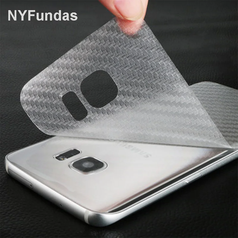 Защитная 3d пленка NYFundas 10 шт. углеродное волокно для Samsung Galaxy S6 Edge Plus S7 S8 S4 S9 note 8 4