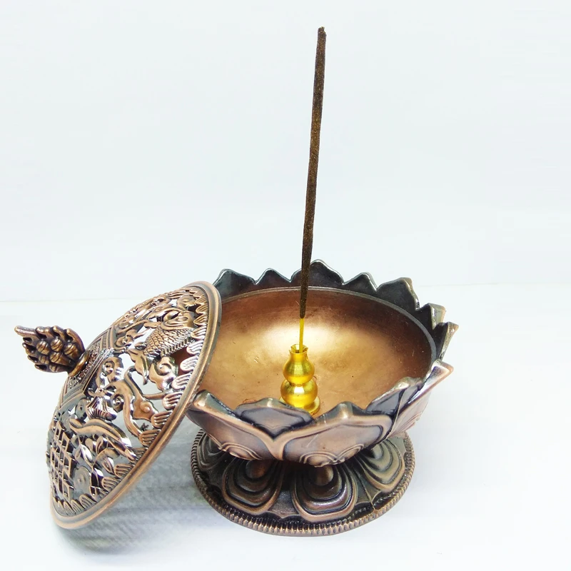 YX большой размер Бронзовый Классический Стиль ладан курильщик Имитация меди