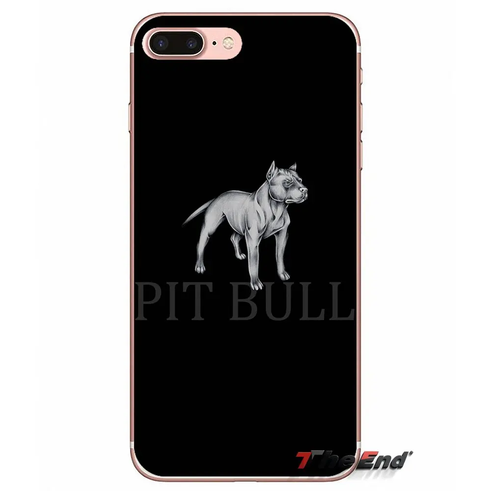 Силиконовый чехол для Huawei G7 G8 P7 P8 P9 Lite Honor 4C 5X 5C 6X Mate 7 8 9 Y3 Y5 Y6 II 2 Pro 2017 Puppy pibull Pitbull Gog |