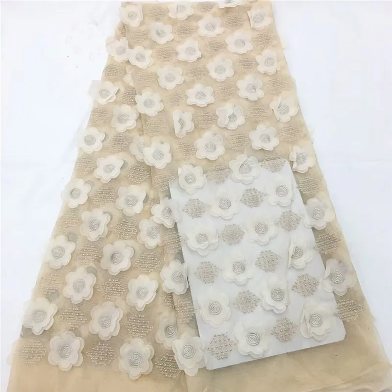 African Laces Fabric 3d Lace 2018 High Quality Nigerian French For Wedding Dress rof-310 | Дом и сад