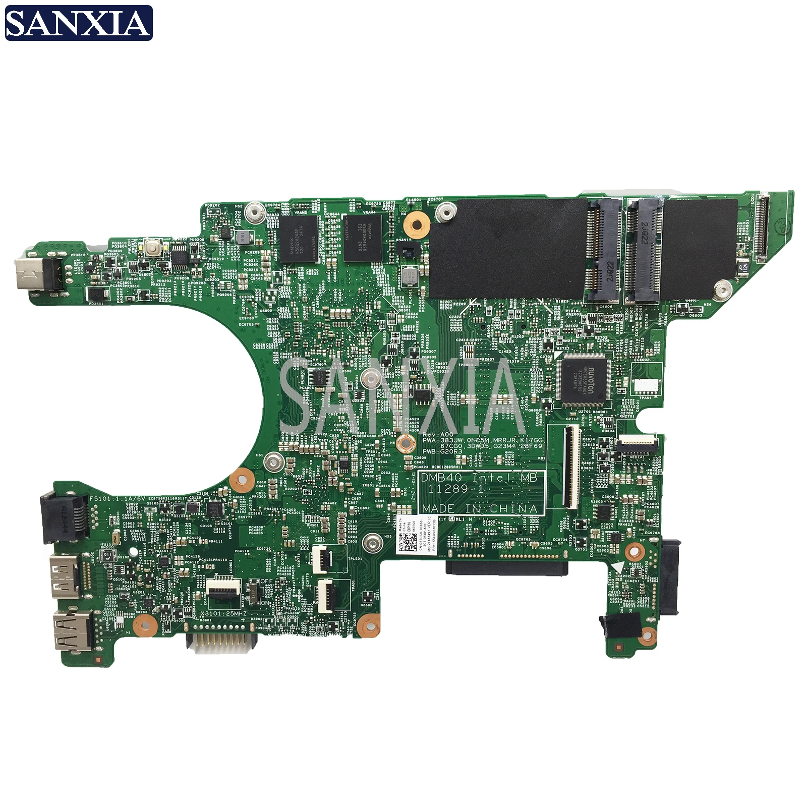 Kefu 11289-1 ноутбук материнская плата для Dell Inspiron 14z 5423 оригинальная материнская плата I5-3337U/3317U AMD-видеокарты