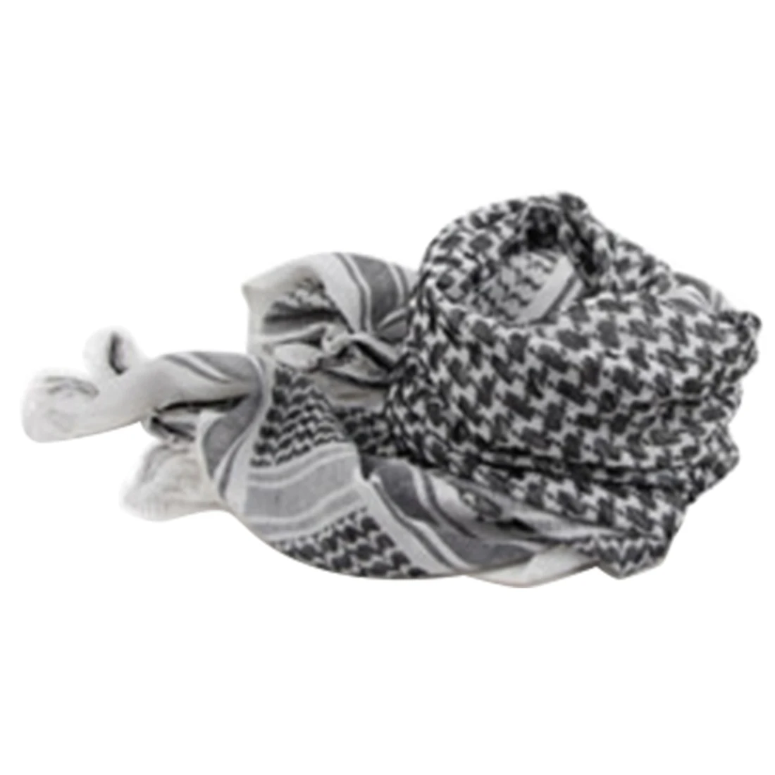 Охотничий кемпинг походный армейский Военный Тактический Keffiyeh Shemagh пустынный шарф в арабском стиле шаль шейный шарф - Цвет: Grey