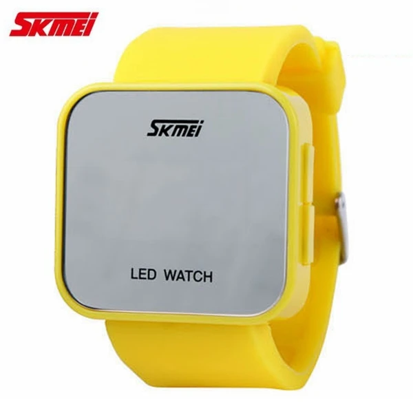 2015 Luxury Brand SKMI 0963 Men 30M Sports Waterproof Watch LED Quartz Watches Women Fashion Casual Jelly Dress Wristwatch | Наручные