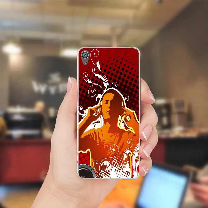 Гитара Музыка Примечание искусства Ясно Мягкие TPU чехлы для телефонов sony Xperia Z Z1 Z2
