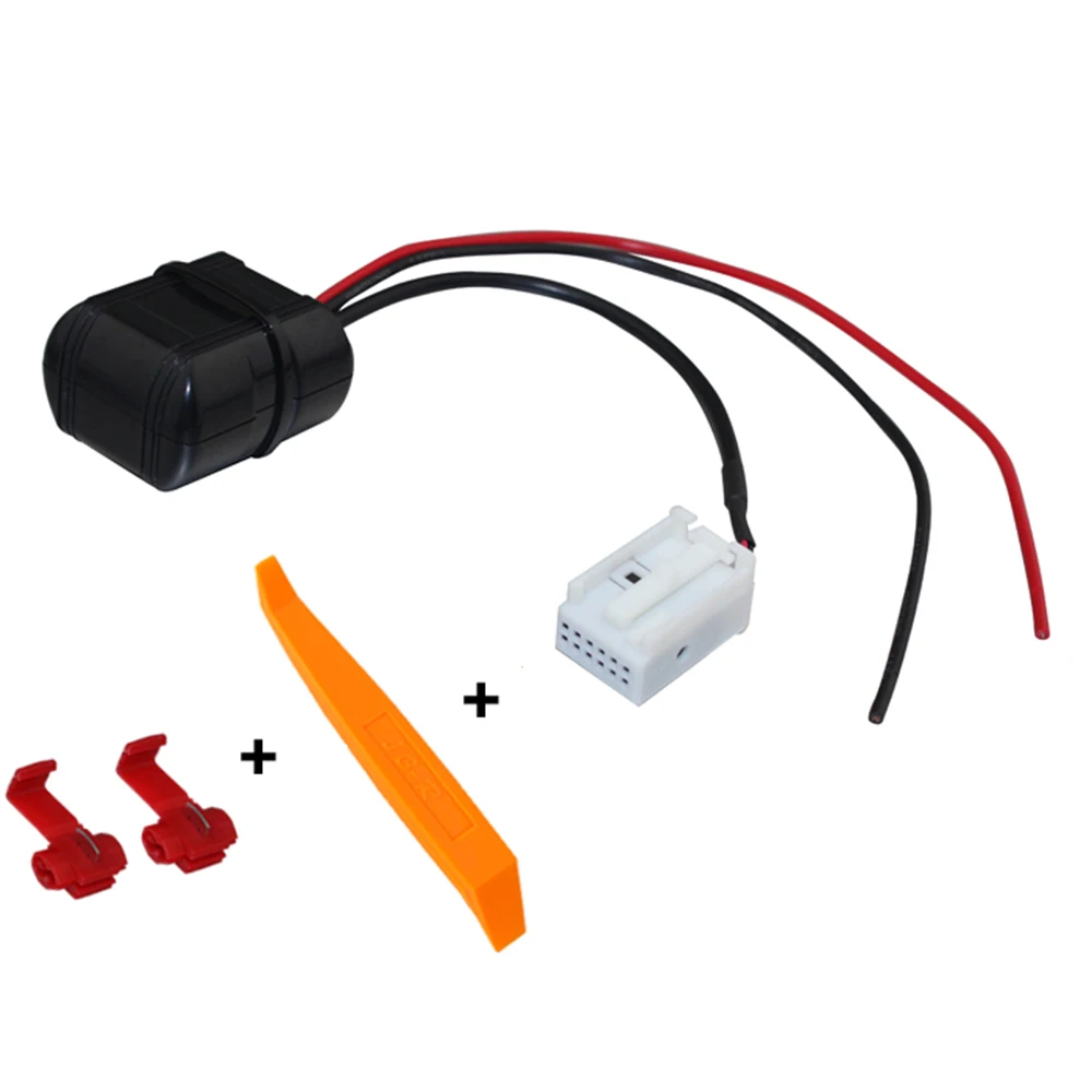 Модуль Bluetooth для автомобиля Lonleap для радиостерео BMW E60 с адаптером Aux-кабеля с фильтром беспроводного входа звука.