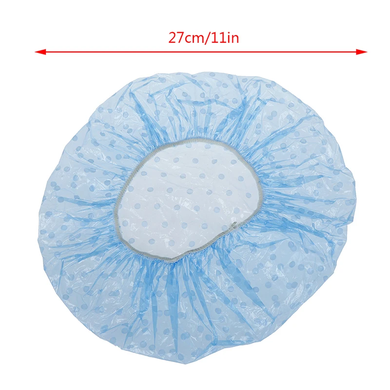 

6Pcs Women Disposable Shower Hat Spa Bathing Accessory Hotel/Hair Salon/Home One-Off Elastic Large Elastic Bathing Cap