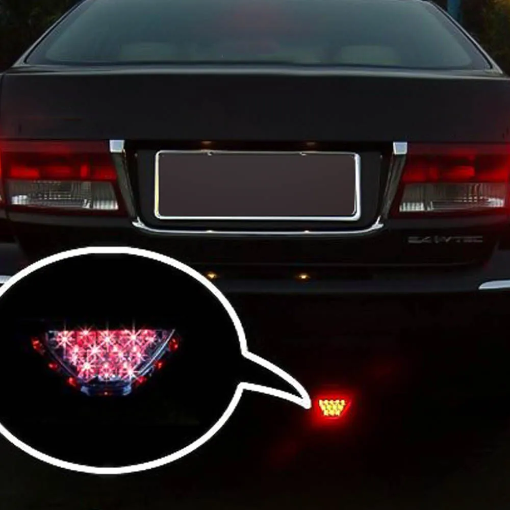 CNSPEED 12V светодиодный задний стоп-сигнал Третий красный мигающий фонарь