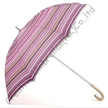 Длинные ребра с бахромой и никелевым покрытием 10 мм|ladies parasols|designer umbrellasumbrella design |