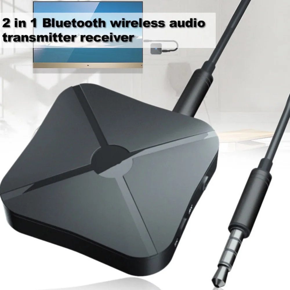 Buyincoins 2 в 1 Bluetooth приемник и передатчик беспроводной адаптер аудио с 3 5 мм AUX для