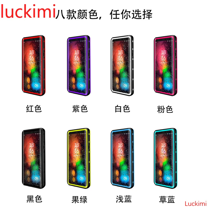 Для Samsung S8 plus Note 8 S9 9 IP68 Дайвинг Водонепроницаемый Профессиональный плавательный