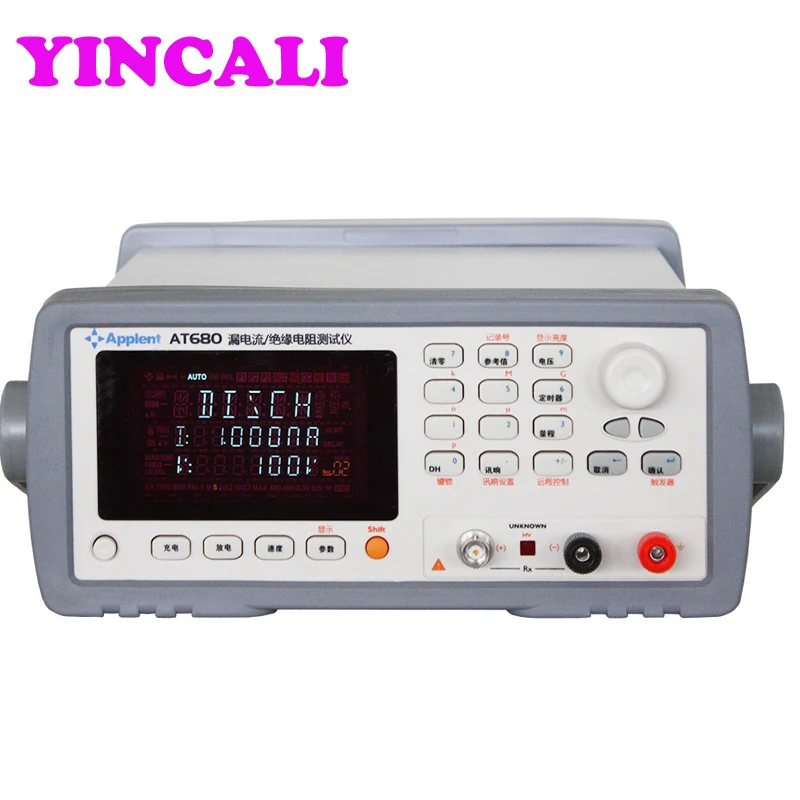 Измеритель тока утечки тестер AT680 электролитический конденсатор измеритель