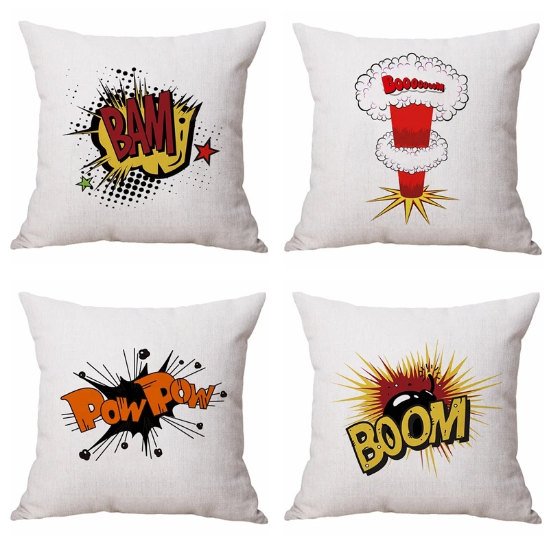 Чехол для подушки Boom BAM PowPow с граффити чехол дивана домашний декор автомобиля|cushion