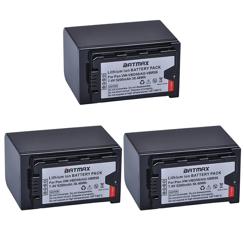 3 шт. флейта VBD29 VBD58 VBD78 для Panasonic HPX265MC PX270 PX280MC PX285MC PX298 DVX200 флейта|Цифровые