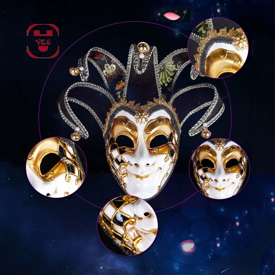 Женская Венецианская Маскарадная маска YES маски для костюмированной вечеринки