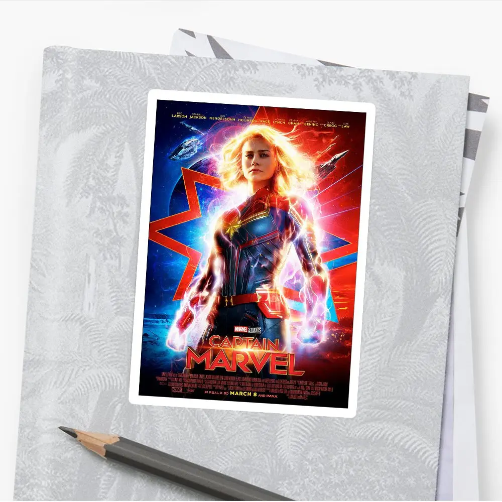 Новые наклейки s 25 шт капитан наклейки MARVEL для чемодана крутой ноутбук скейтборд MARVEL супер стикеры героев для детей Подарки