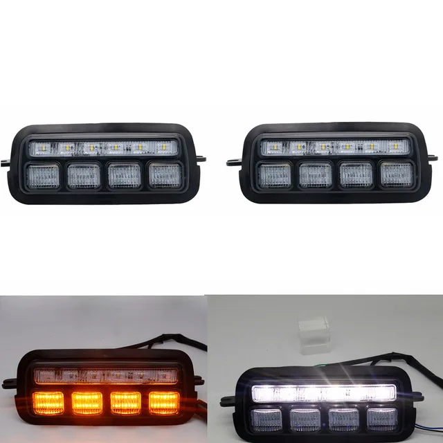 day light A Для Lada Niva 4X4 1995-светодиодный задний фонарь светильник s с Бег сигнала поворота светильник Реверсивный Водонепроницаемый Светодиодный дневной Бег светильник - Цвет: day light A