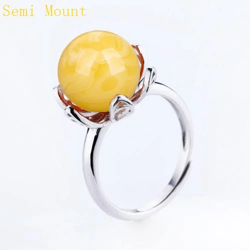 Женское кольцо для вечеринки из стерлингового серебра 925 пробы с белым золотом