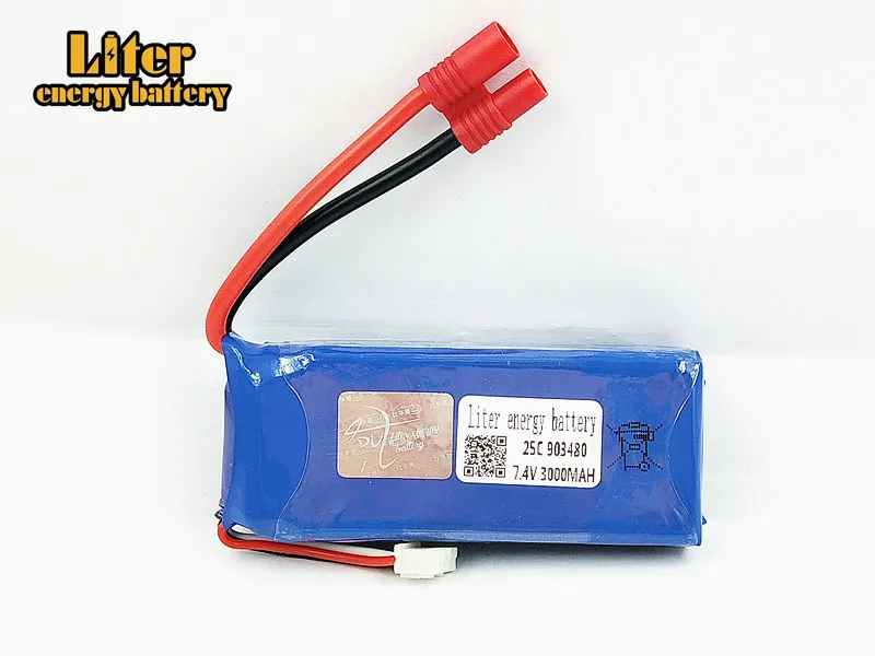 5 шт./лот 7 4 в 3000 мАч Lipo батарея X8W X8G X8HC X8HW X8HG Квадрокоптер Высокая емкость Li-po 2S 903480
