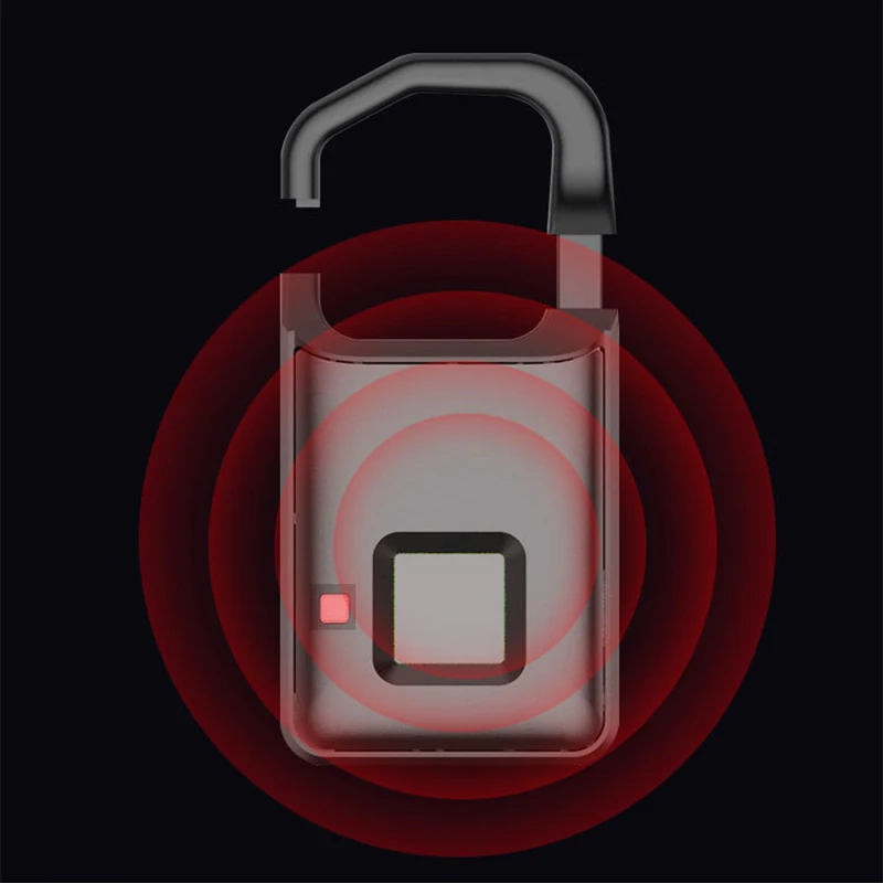 Навесной замок рюкзак отпечаток пальца Candado Smart Lock со сканером отпечатков пальцев