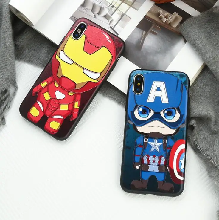 Милый ТПУ чехол-накладка Marvel hero для iphone 5, 5S, 5, G, SE, 6, 6 S, 7, 8 plus, резиновый гелевый силиконовый чехол для iphone x, XR, человек, мальчик, Человек-паук, чехол для телефона