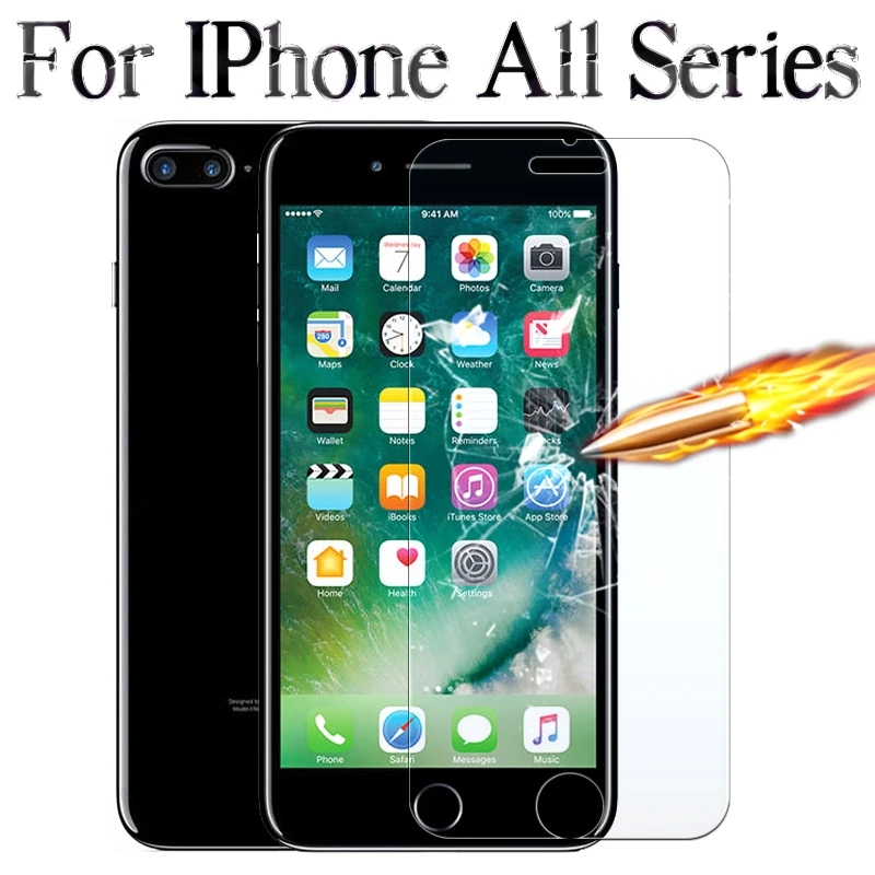 Защитное стекло для iphone 7, iphone 6, 7, 8 Plus, X, 10, XS Max, XR, Защитное стекло для iphone, iphe, X, S, R, armor, aifon, Tremp, Glas