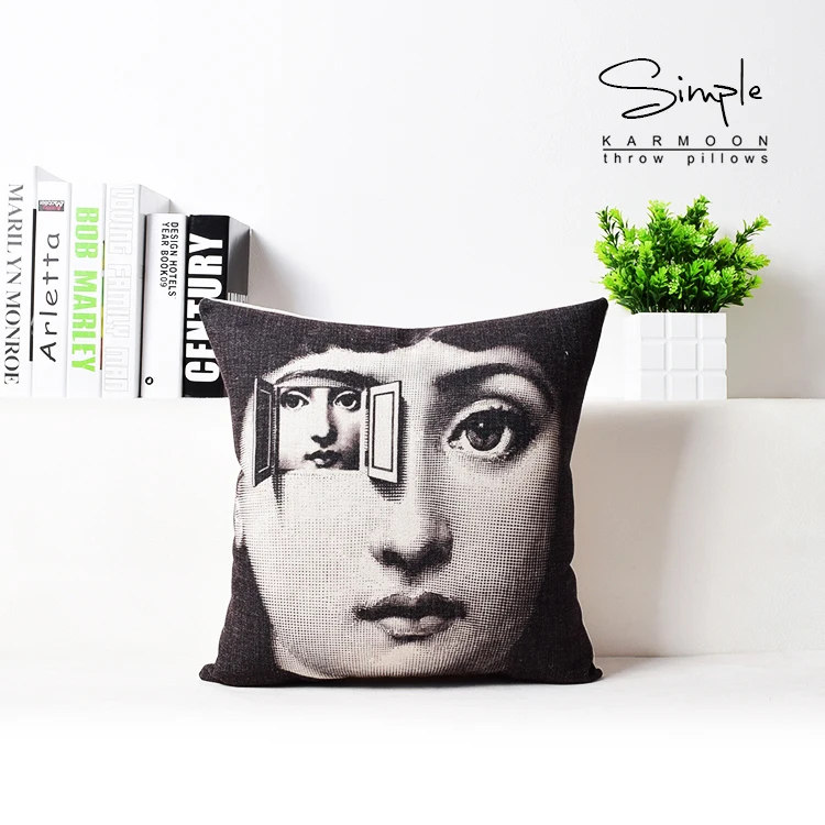 Fornasetti знаменитая косметическая маска для лица художественная Подушка Чехлы в