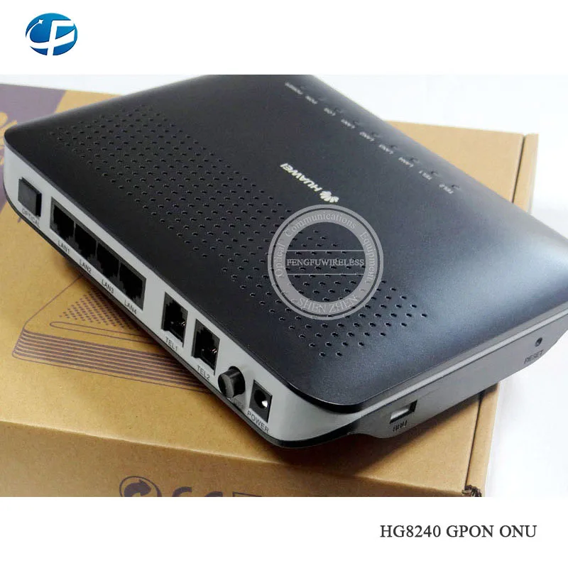 Hot Sale HG8240 GPON ONU ONT 1GE+3FE+4LANS+WIFI SC UPC CONNTER English Firmware |