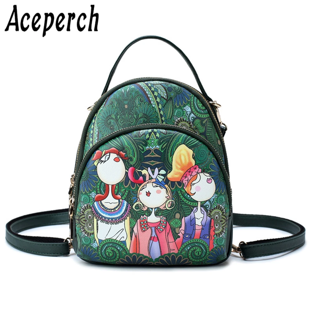 ACEPERCH сумки на плечо для девочек женский рюкзак из искусственной кожи модные