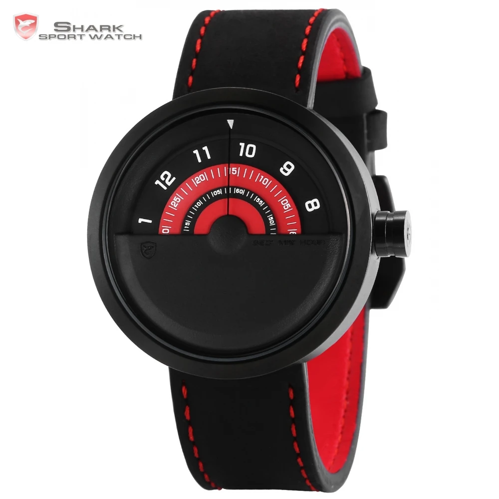 Bonnethead Shark Спортивные Часы Новый Проигрыватель Красный Аналоговый Кварц Мягкий