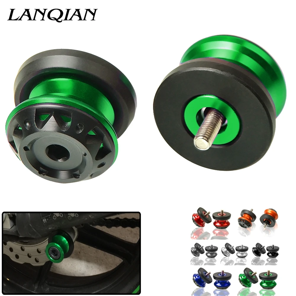 

FOR 6MM 8MM 10MM Motorcycle Swingarm Sliders For Honda GSXR750 GSX R750 GSXR 750 1996 1997 1998 1999 2000 2001 2002 2003-2019