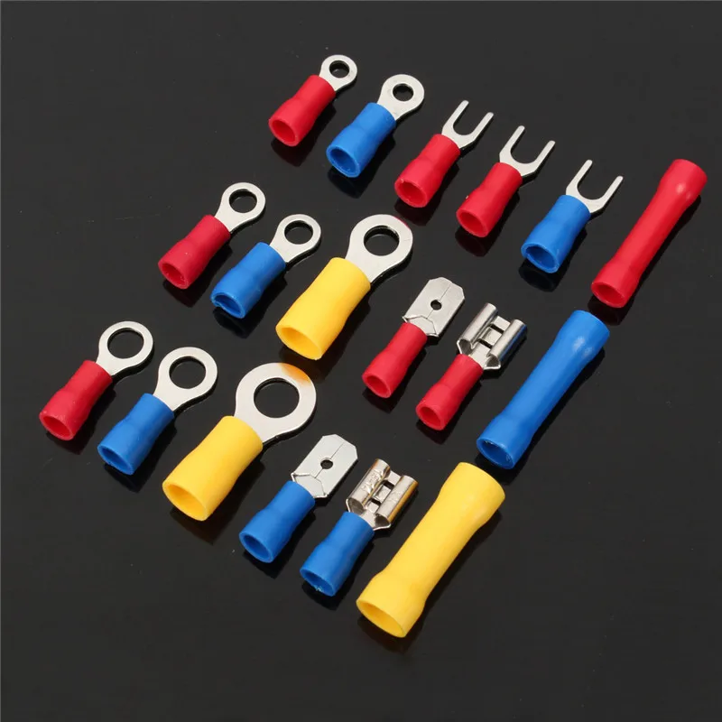 1200 шт. в ассортименте обжимные клеммы набор изолированных электрических