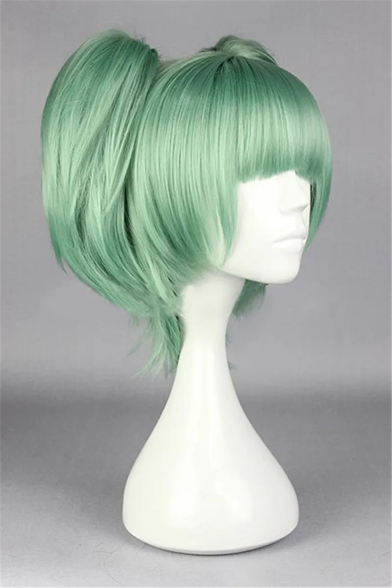 Новый класс убийц Ansatsu Kyoushitsu Kayano акаджи каэде Косплэй короткие Зеленый Вечерние