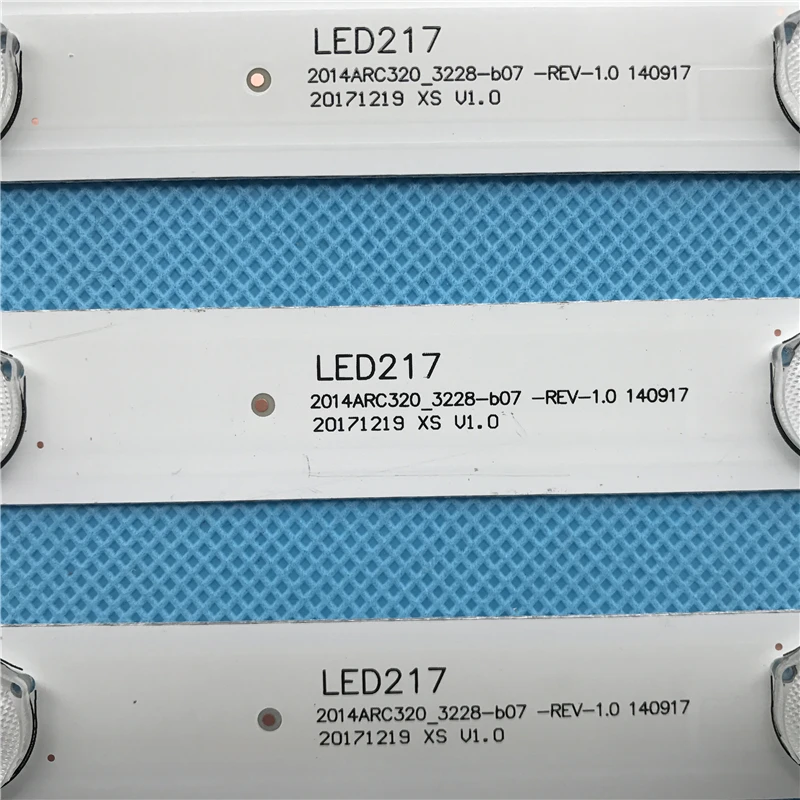 Светодиодная подсветка полосы 7 лампа для GRUNDIG 32 VLE 5504 BG дюймов ТВ 2014ACR320 BEKO B32 LB 5537 L