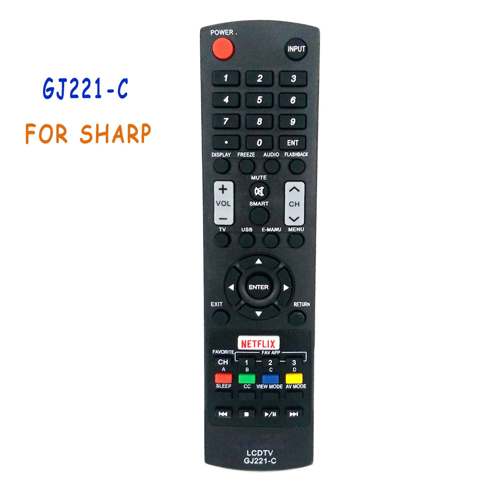 Новая замена Управление GJ221 C GJ221C для SHARP ЖК дисплей ТВ аудио LC 32LE653U 40LE653U 65LE654U e|remote