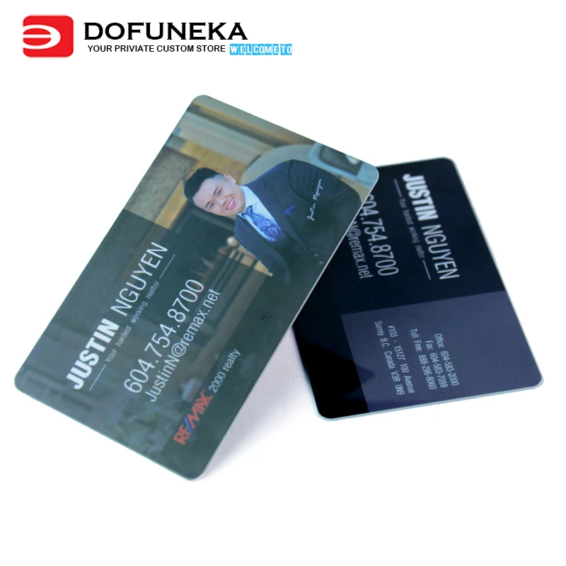 0.76mm plastic pvc membership card greeting card business card