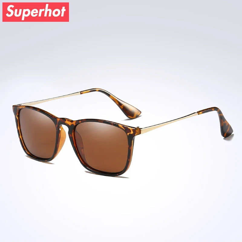 Сверхгорячего очки поляризацией Солнцезащитные для женщин Для мужчин Брендовая