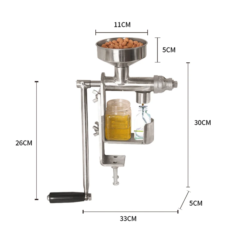 Пресс для масла ручной бытовой арахисовое масло оливковое гайки болта слива