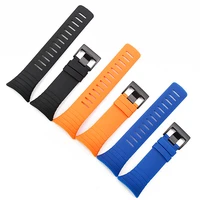 rubber strap female pin buckle watch accessories for suunto core outdoor sports waterproof bracelet men watch band