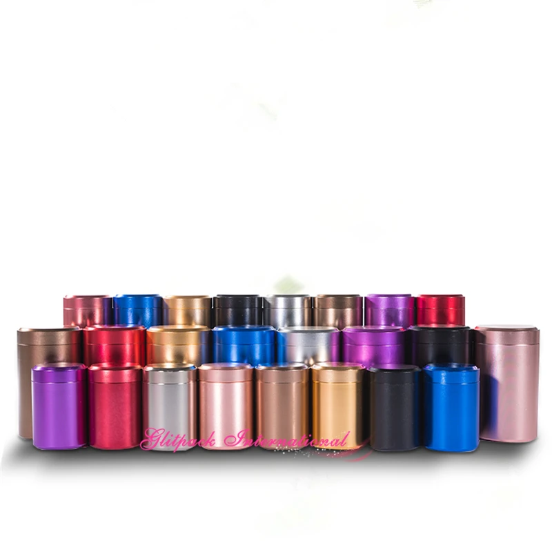 20 шт. контейнер из алюминиевого сплава для чая и кофе|screw top jar|aluminum canisterscrew jars |