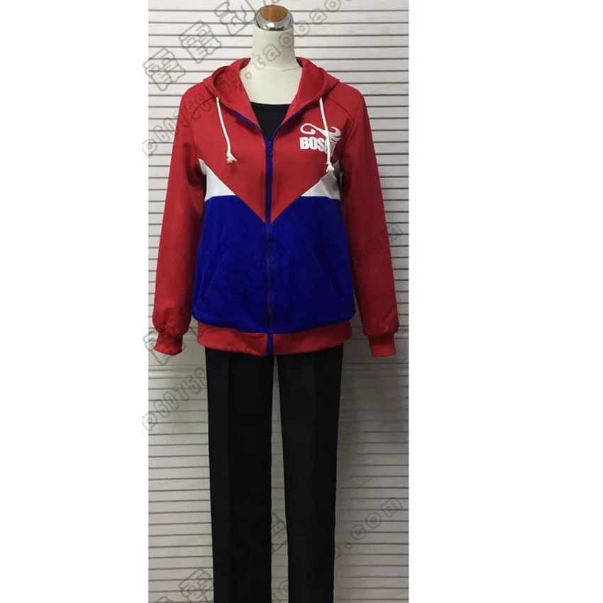 Аниме Юри! На льду плисецкий спортивной свитер верхняя одежда с капюшоном