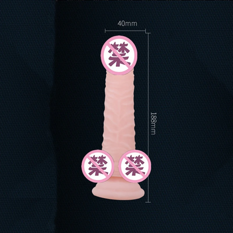 Pipe dredging Simulated silica gel dildo Sex toy Adult products for women penis Anal men female male masturbation | Дом и сад