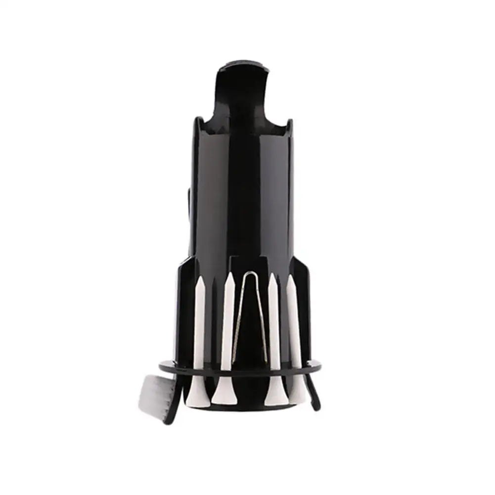 

Golf Ball Tee Holder Cup Golf Clip Grabber Divot Tool Portable Storage Box Golf Cleaning Tools With Brush Golf Accessory