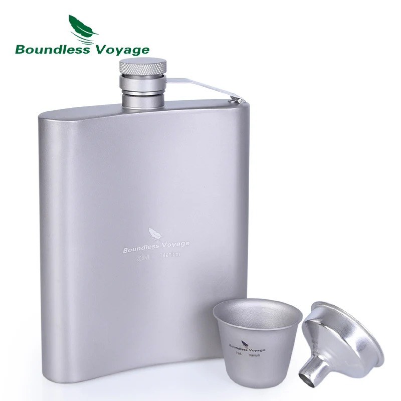 Ti1596B-1 mini cup Безграничный Вояж, титановая фляжка, чашка саке, набор для кемпинга, походов, путешествий, пикника, виски, вина, чая, кувшин, кружка, напиток, 200 мл - Цвет: Ti1596B-1 mini cup