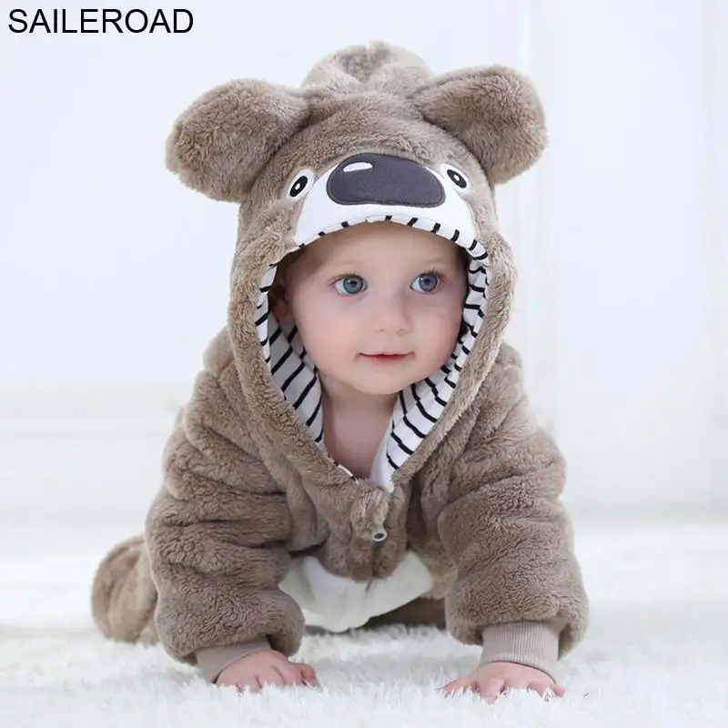 SAILEROAD мультфильм ленивец пижама с молнией для ребенка зимнее новорожденное спальное платье детская одежда одеяло для малыша