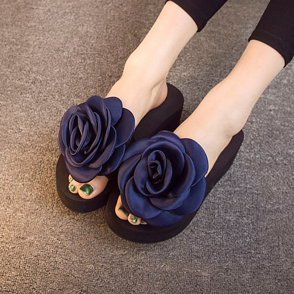 Модные женские тапочки SAGACE на плоской подошве летние сандалии высоком каблуке