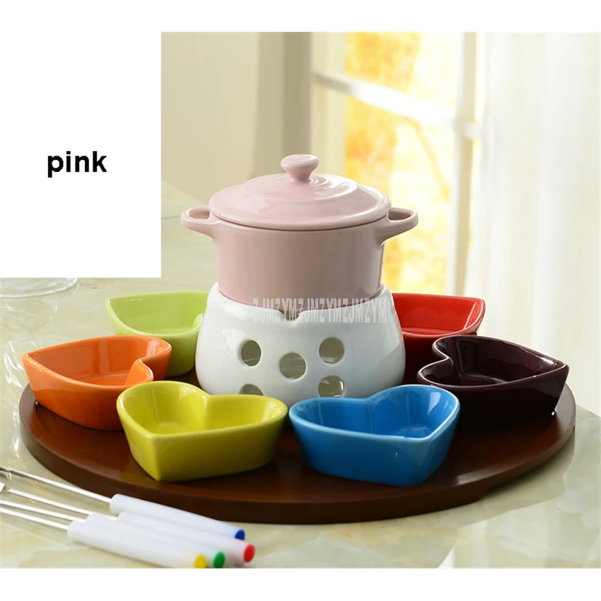 Керамическая свеча в форме сердца огненная обогреватель огня мини десерт