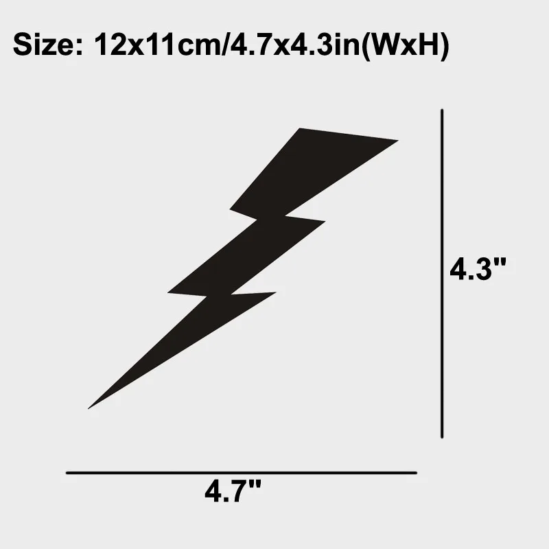 Виниловая наклейка с Молниеносным болтом шторм гром дождь природа автомобильное
