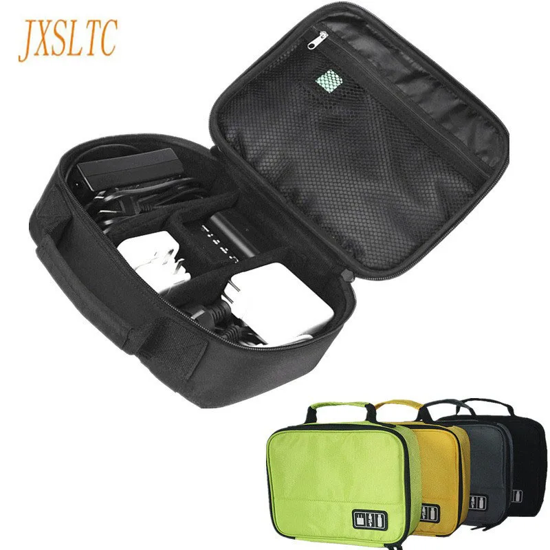 JXSLTC Travel Totes Accessories Digital Devices Gadget Organizer USB Cable Portable Charger Case Storage Bag | Багаж и сумки
