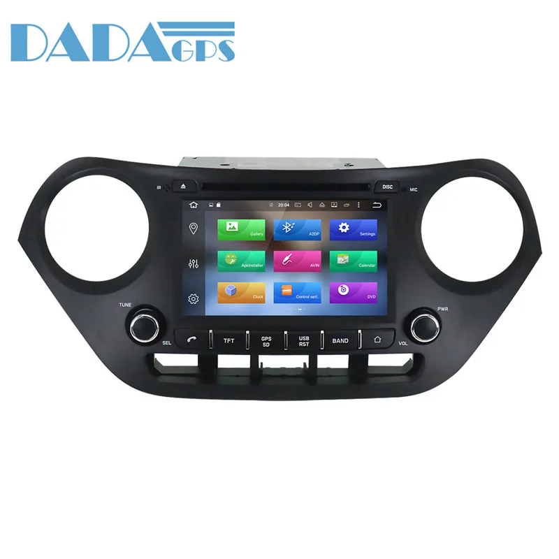 Android 8 0 7 1 автомобильный DVD плеер GPS радио головное устройство для Hyundai I10 I 10 2013 2014 2015