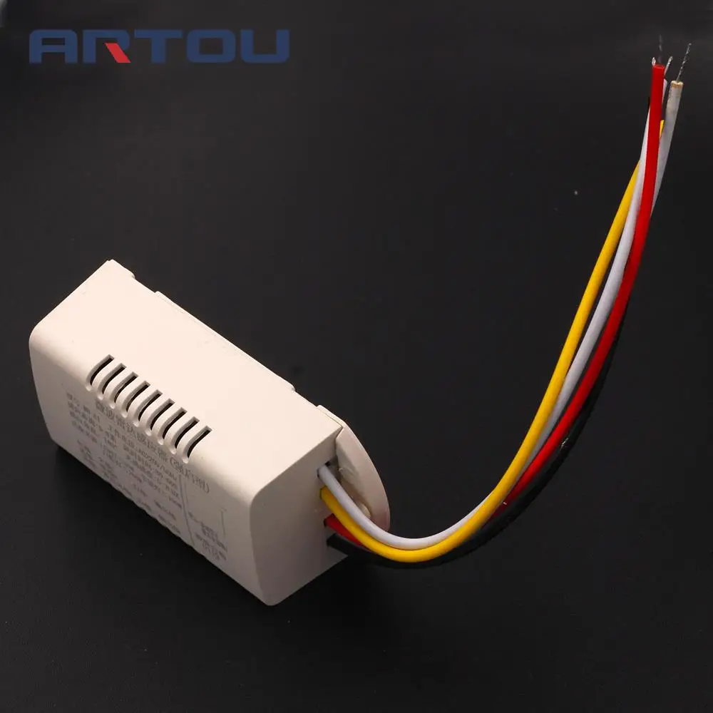 220V Microwave Radar PIR Motion Sensor Switch IR Infrared Human Body Induction Detector Controller Switch Automatic for LED Lamp
